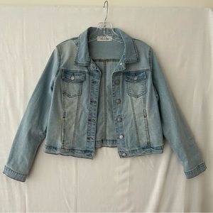 Eden in Love crop denim jacket, Size M